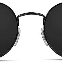 grinderPUNCH Klassiske Retro Solbriller til Kvinder Mænd, UV400 Beskyttelseslinse og Letvægts Solbriller til Mænd med Rundt Metalstel (Kopi) for engroshandel hos grinderPUNCH