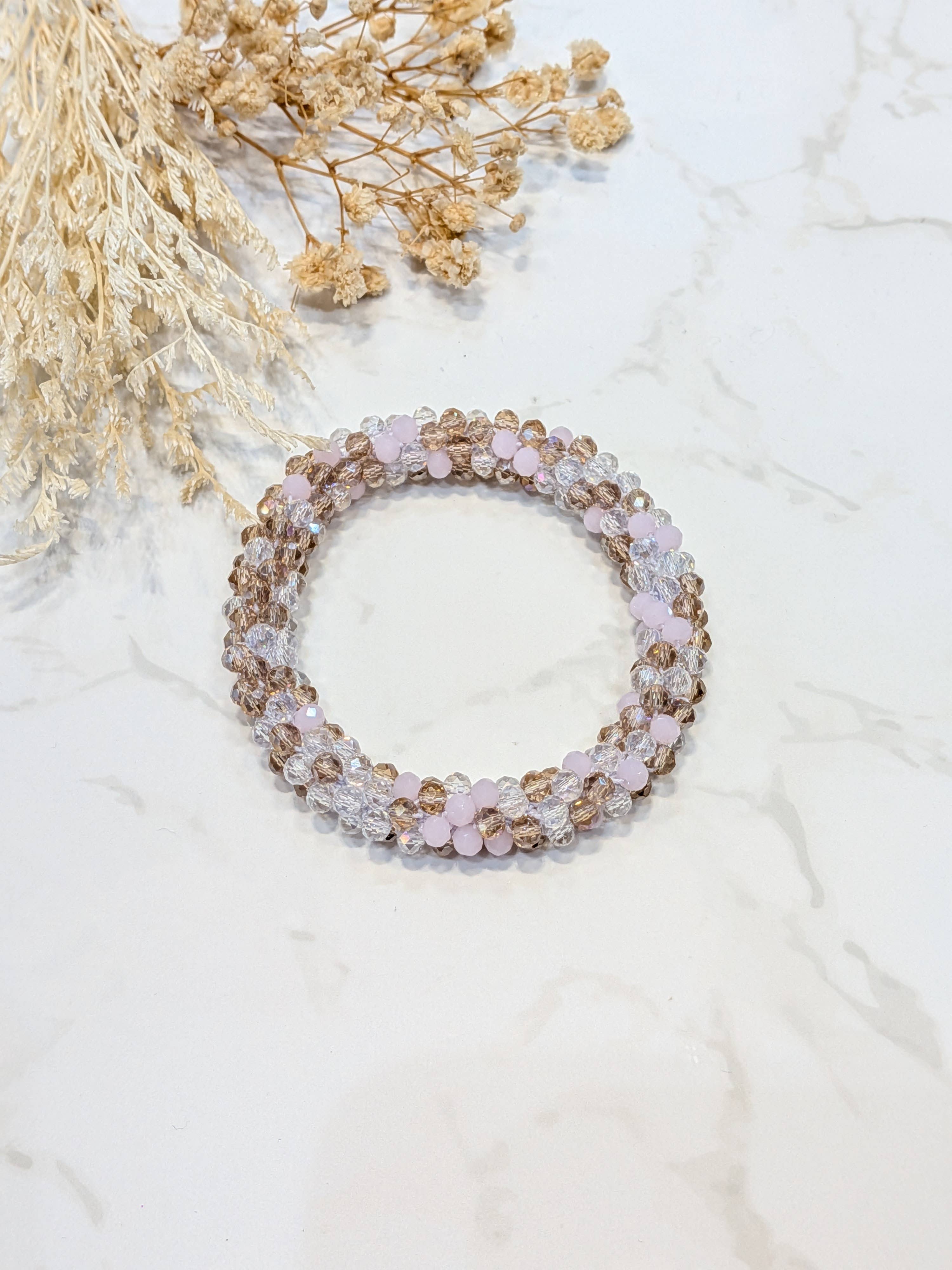 LOLO & YAYA - Wholesale Link & Chain Bracelet - Red-tone crystal effect bracelet14