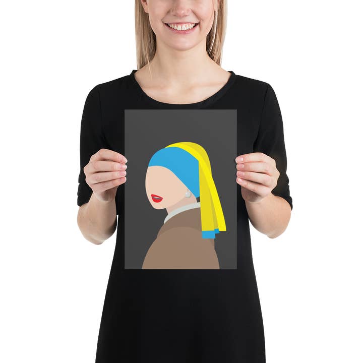 Burones - Wholesale Art Print - Artprint Meisje met de parel