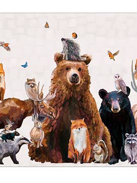 Woodland Bunch - Artist: Cathy Walters - GCW362 for wholesale by Masala Cards