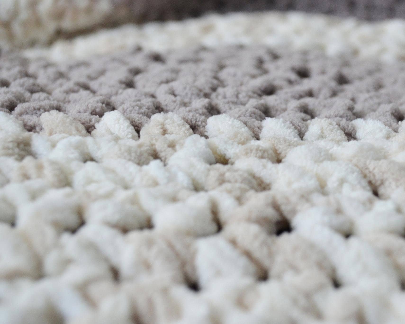 Atlantic Canada Design - Wholesale Throw Blanket - Custom Handmade Knit Blanket With Initials, Chenille Yarn3