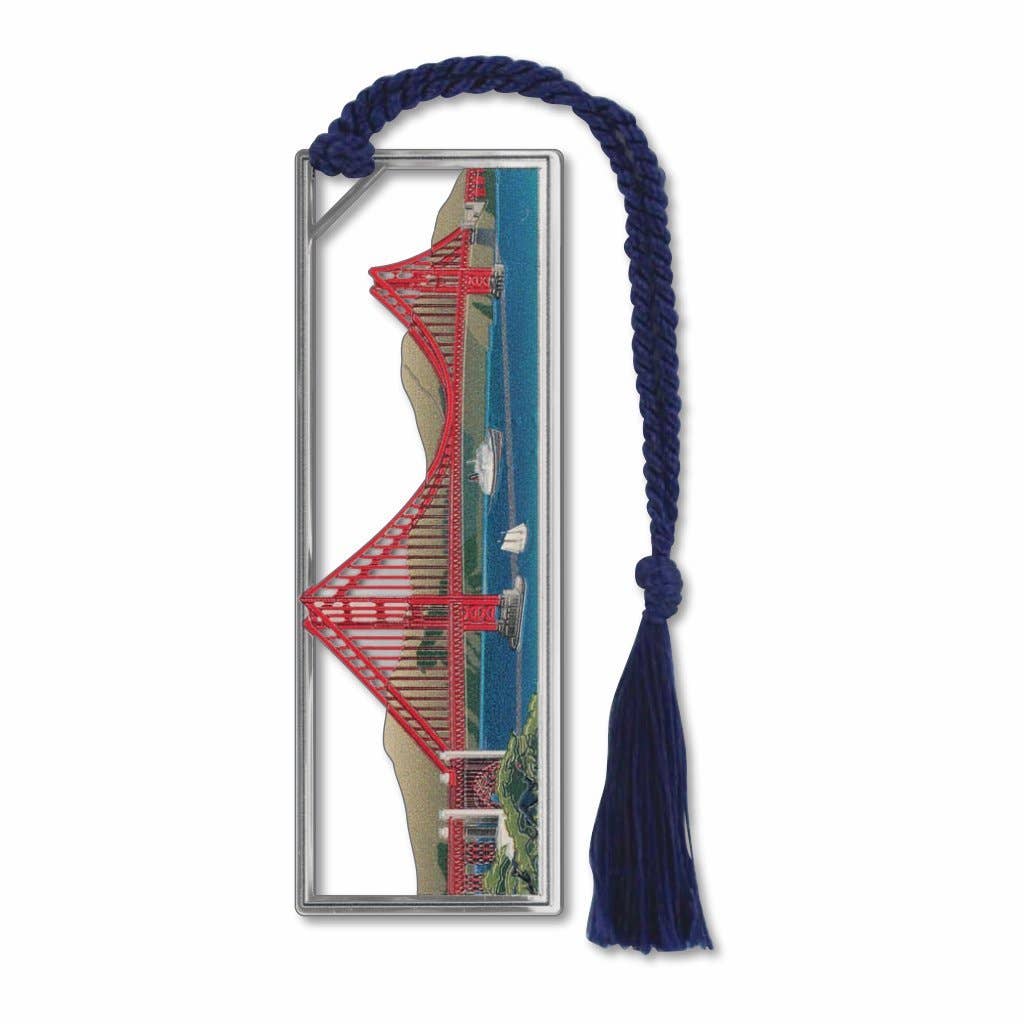David Howell and Company - Vente Marque-page - Marque-page en métal Golden Gate Bridge, FABRIQUÉ aux É.-U.0