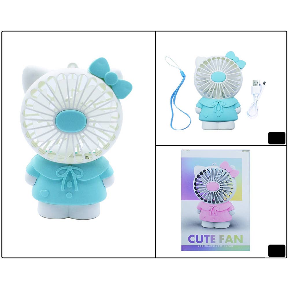 Sensibling Corp. – wholesale Handheld electric fan – Mini Animal USB Charge Portable Fan4