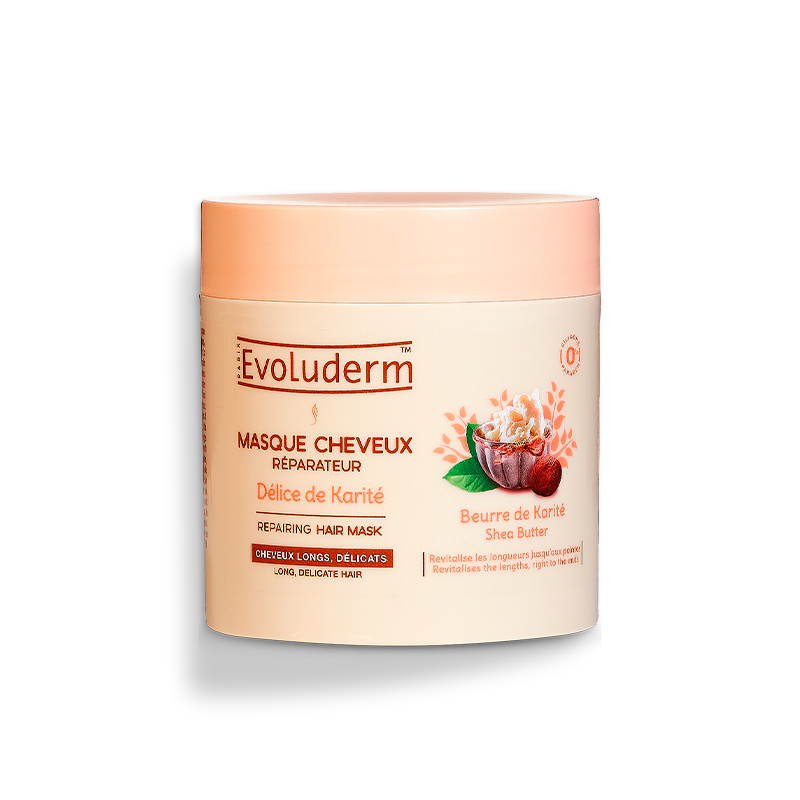 Evoluderm - Venta al por mayor Mascarilla capilar - Mascarilla reparadora Shea Delight para cabello0