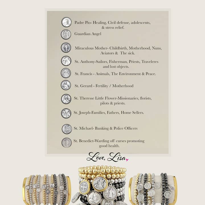 Love, Lisa - Wholesale Beaded bracelet - Anna Devoted Saint Beaded Bracelet Collection2