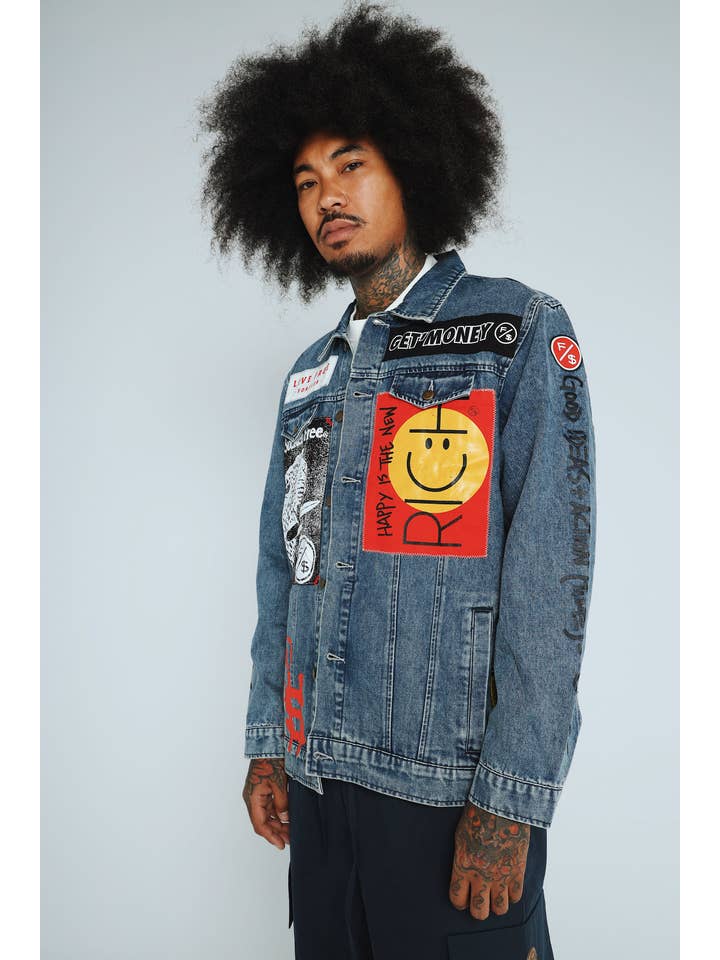 New Rich Denim Jacket (Denim) for wholesale on Faire23