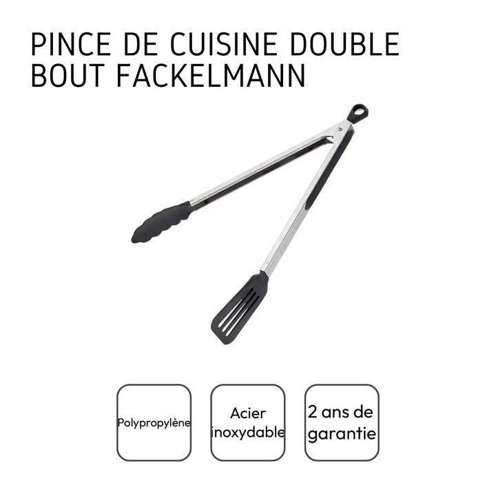 Fackelmann - Wholesale Kitchen tool/gadget - Fackelmann Penderie stainless steel kitchen tong4