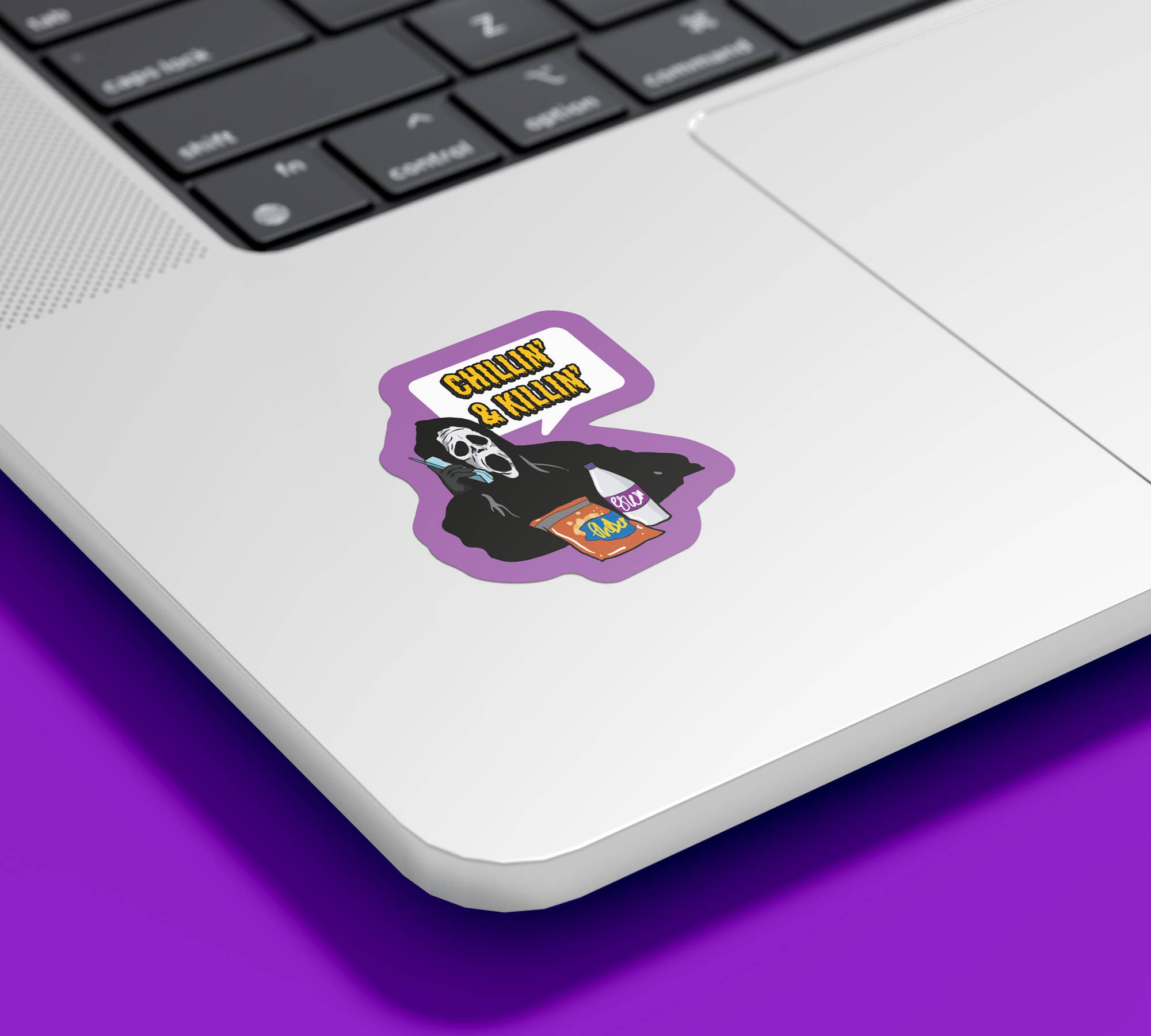 Studio Soph (We Pay Your Import Fees - We Ship DDP) - Wholesale Sticker - Ghostface Chillin' & Killin' Sticker1