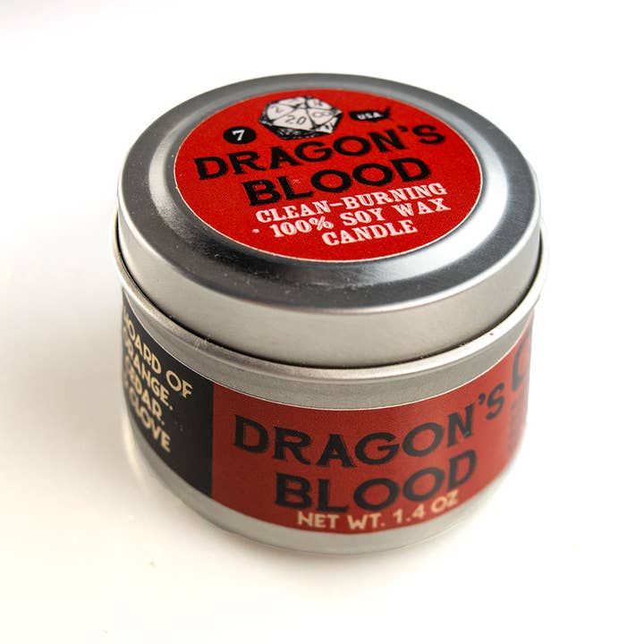 Game Master Dice - Wholesale Travel Candles - Dragon's Blood Gaming Candle