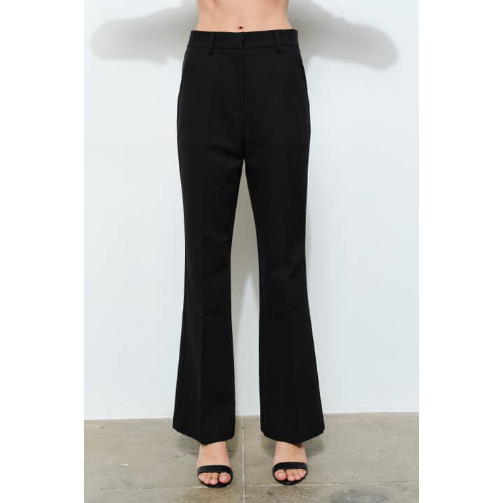 Pantalon évasé taille haute sur mesure pour la vente par INA