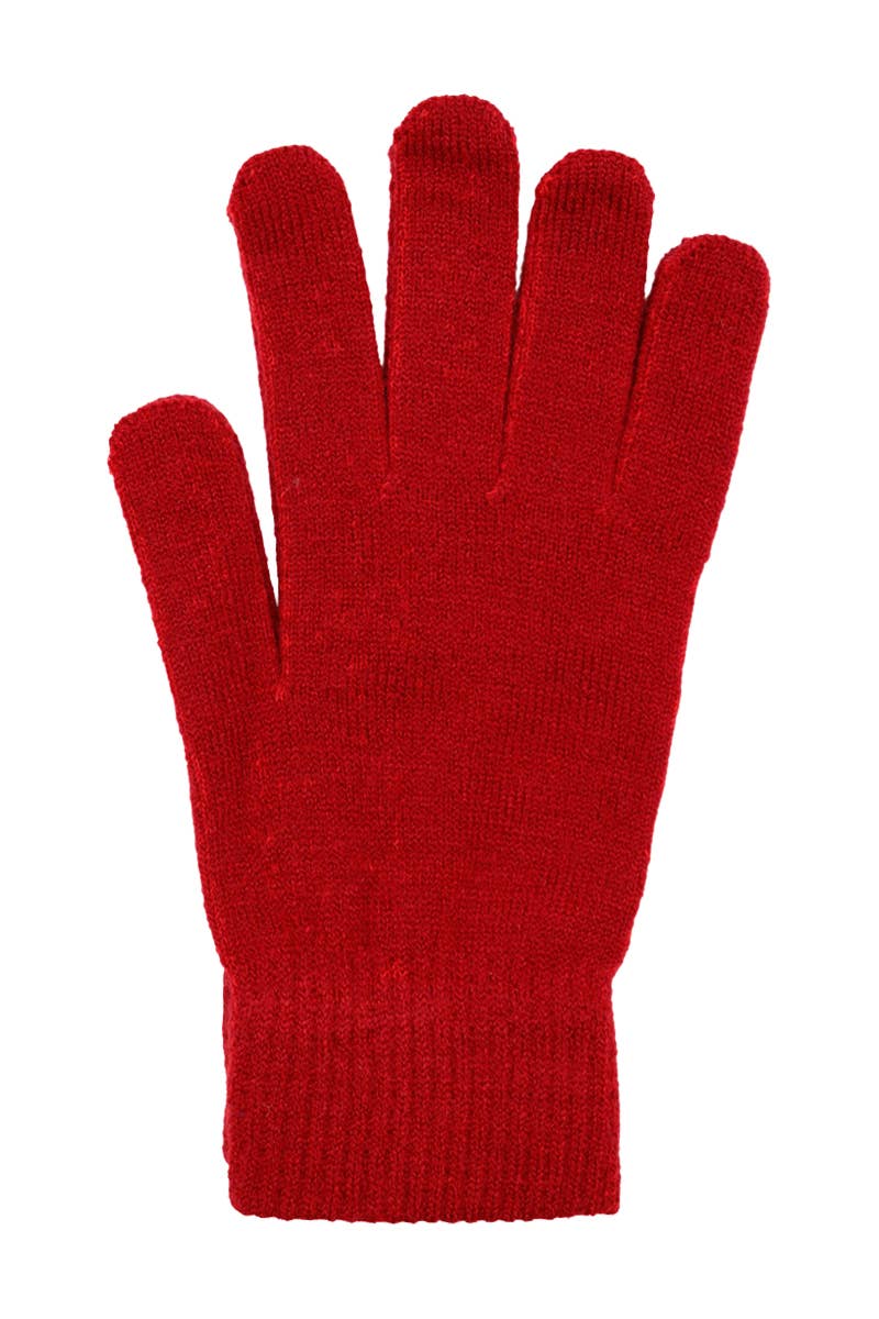 Cap Zone - Vente Gants – unisexe - Gants d'hiver tricotés neutres foncés pour adultes6