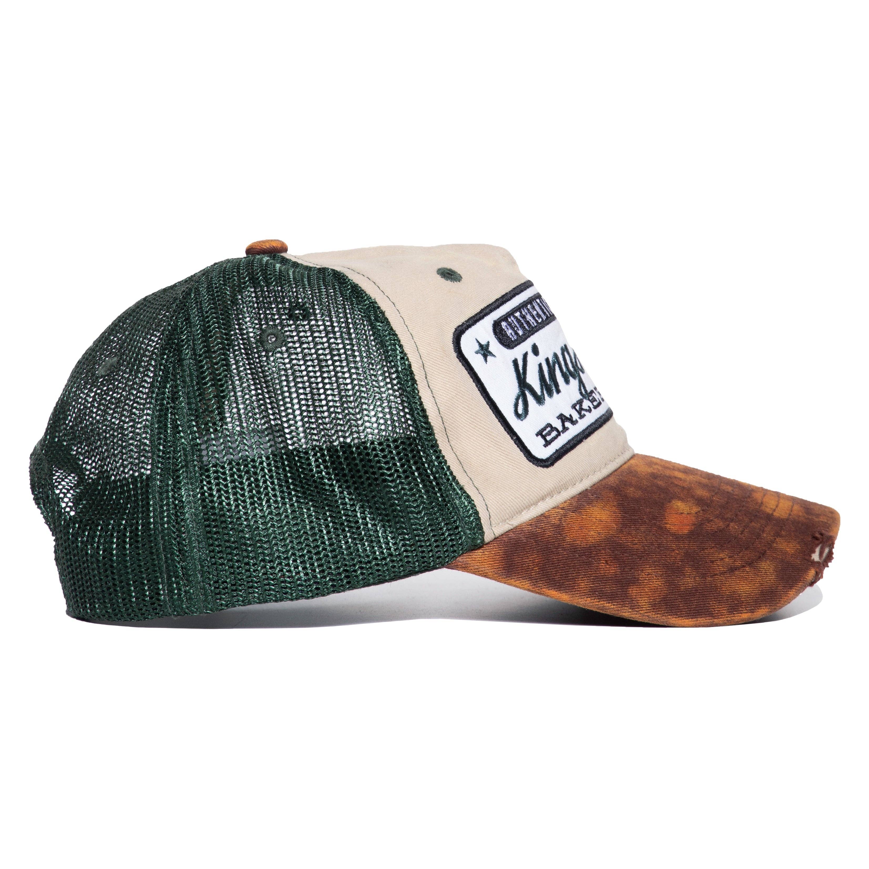 beige Trucker cap in used look "Bakersfield" for wholesale on Faire3