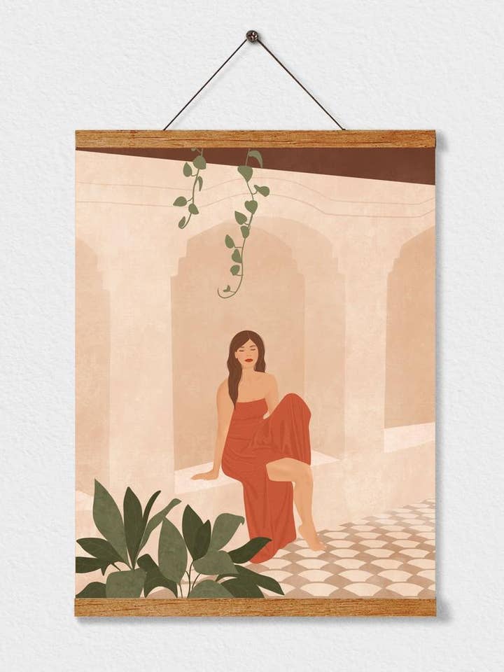 Elena Art Print for wholesale by Illustrations Its Funny Howww Inc