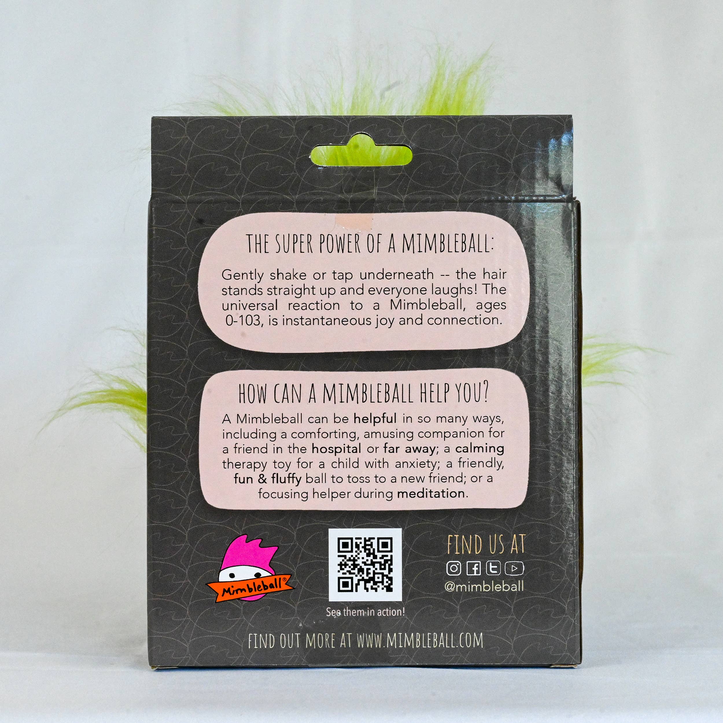 Mimbleball - Wholesale Stuffed/Plush Toy - Kids & Baby - Gabe (Packaging Box) -- the cuddly, comforting companion2