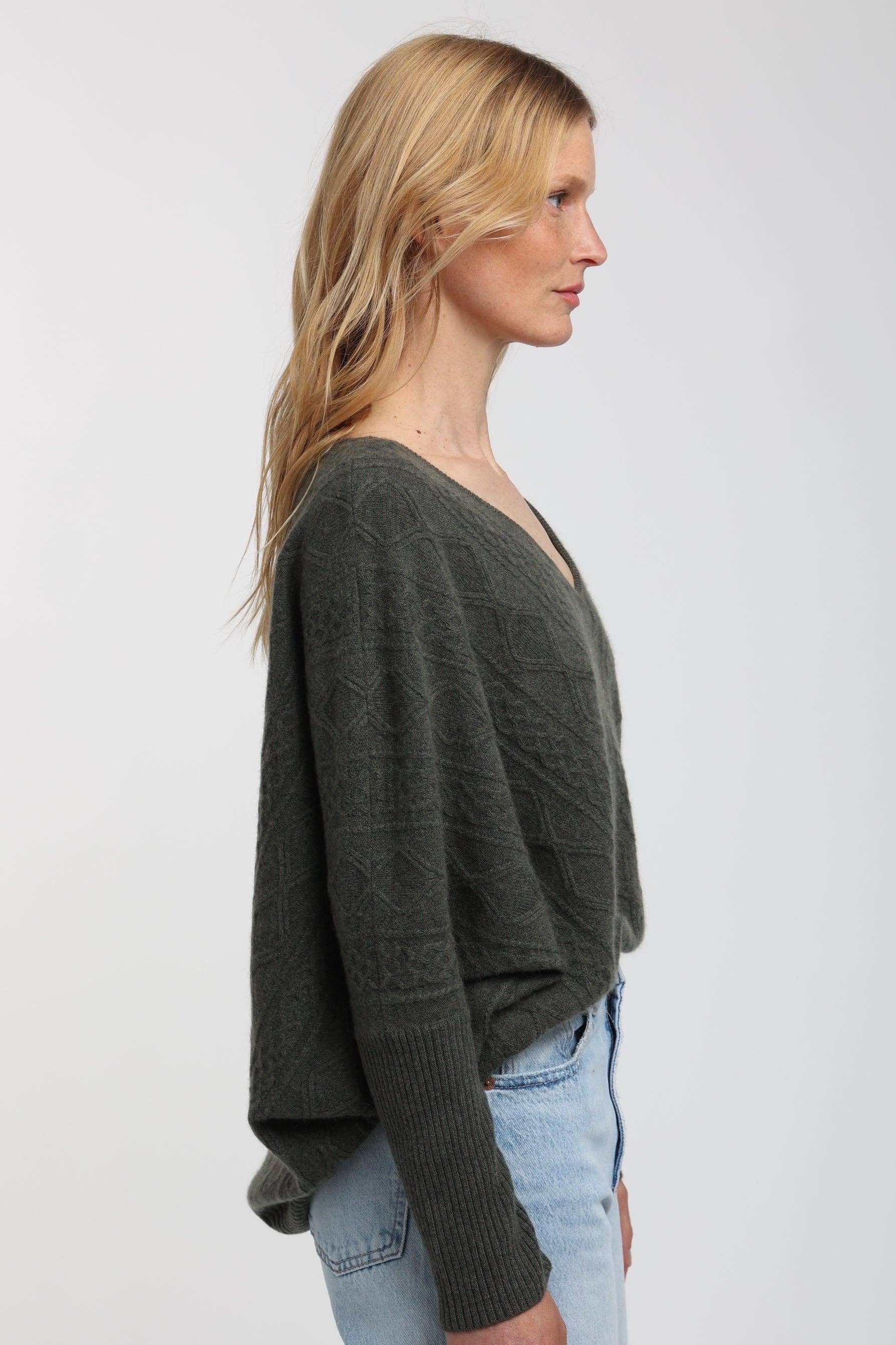 QUINN - Vendita all'ingrosso Maglione tricot - Donna - Maglione Oversize in Cashmere Kendall7