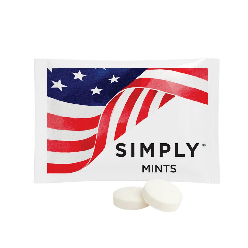 Simply Gum - Wholesale Mints - Simply Individually Wrapped Mints - USA Flag2
