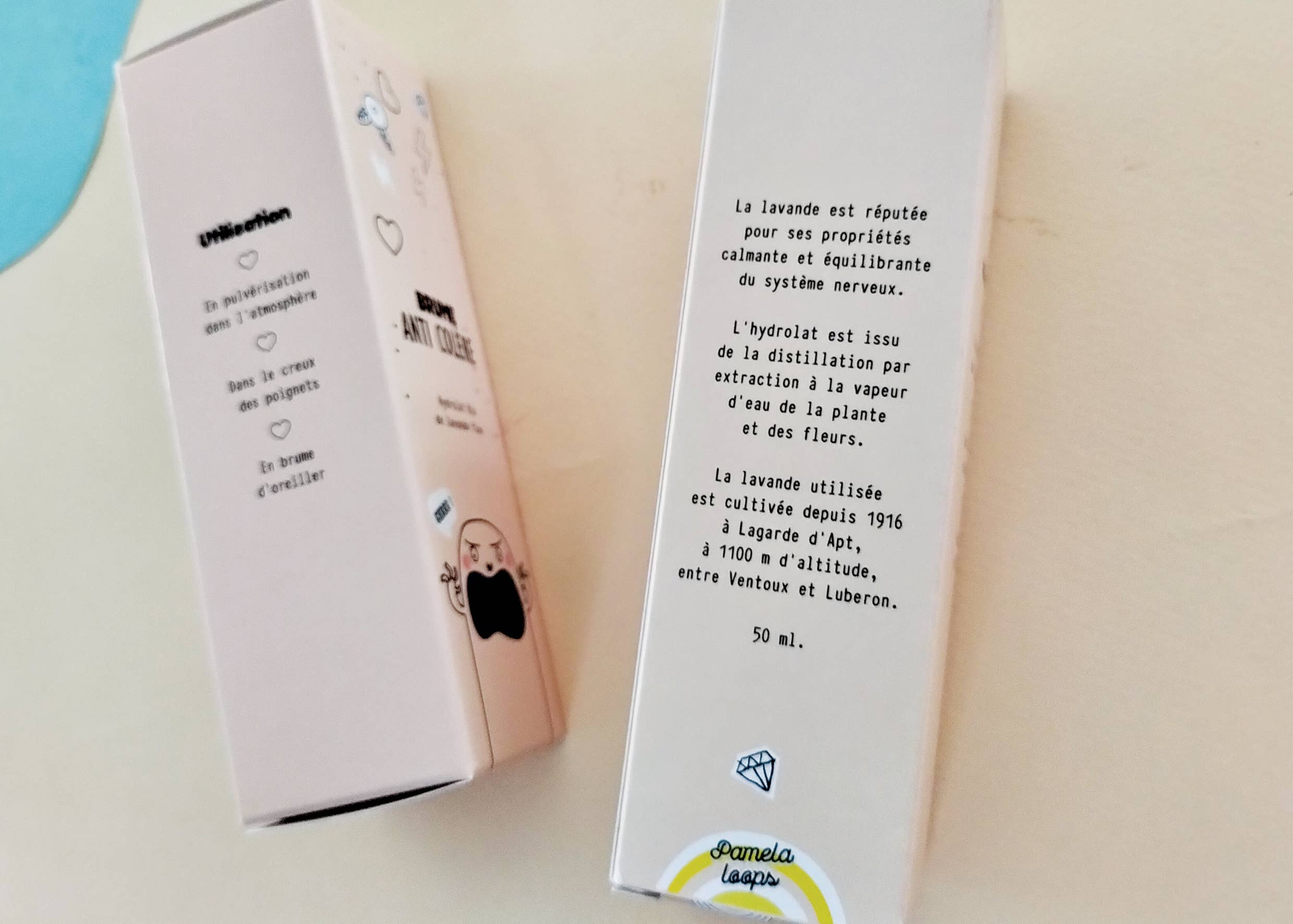 Pamela Loops - Vente Brume/eau visage et corps - Brume enfant anti-colère à l'eau florale de lavande bio5