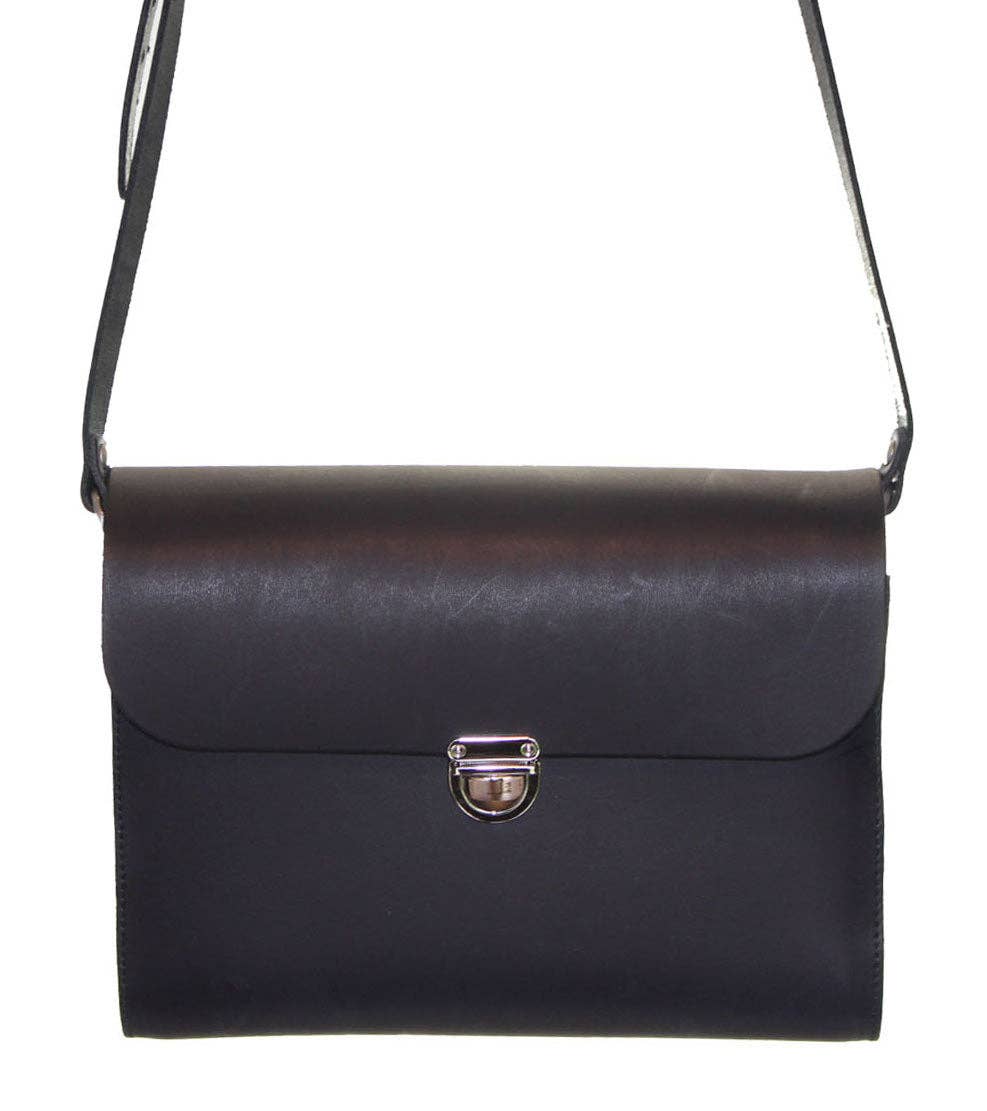 Ranger Brown Leather Satchel - Leilani for wholesale on Faire8