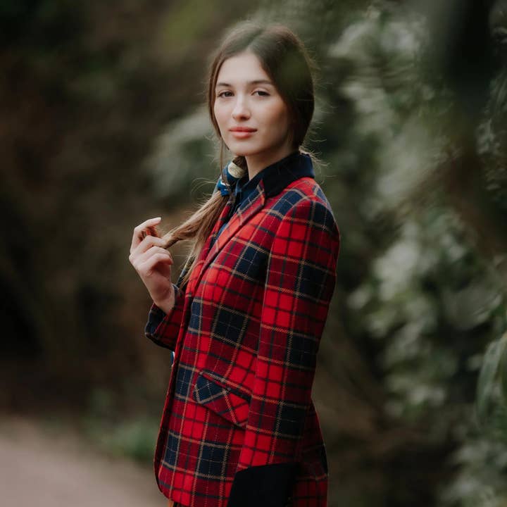 Welligogs - Wholesale Jacket - Women's - Margaux Check Jacket5