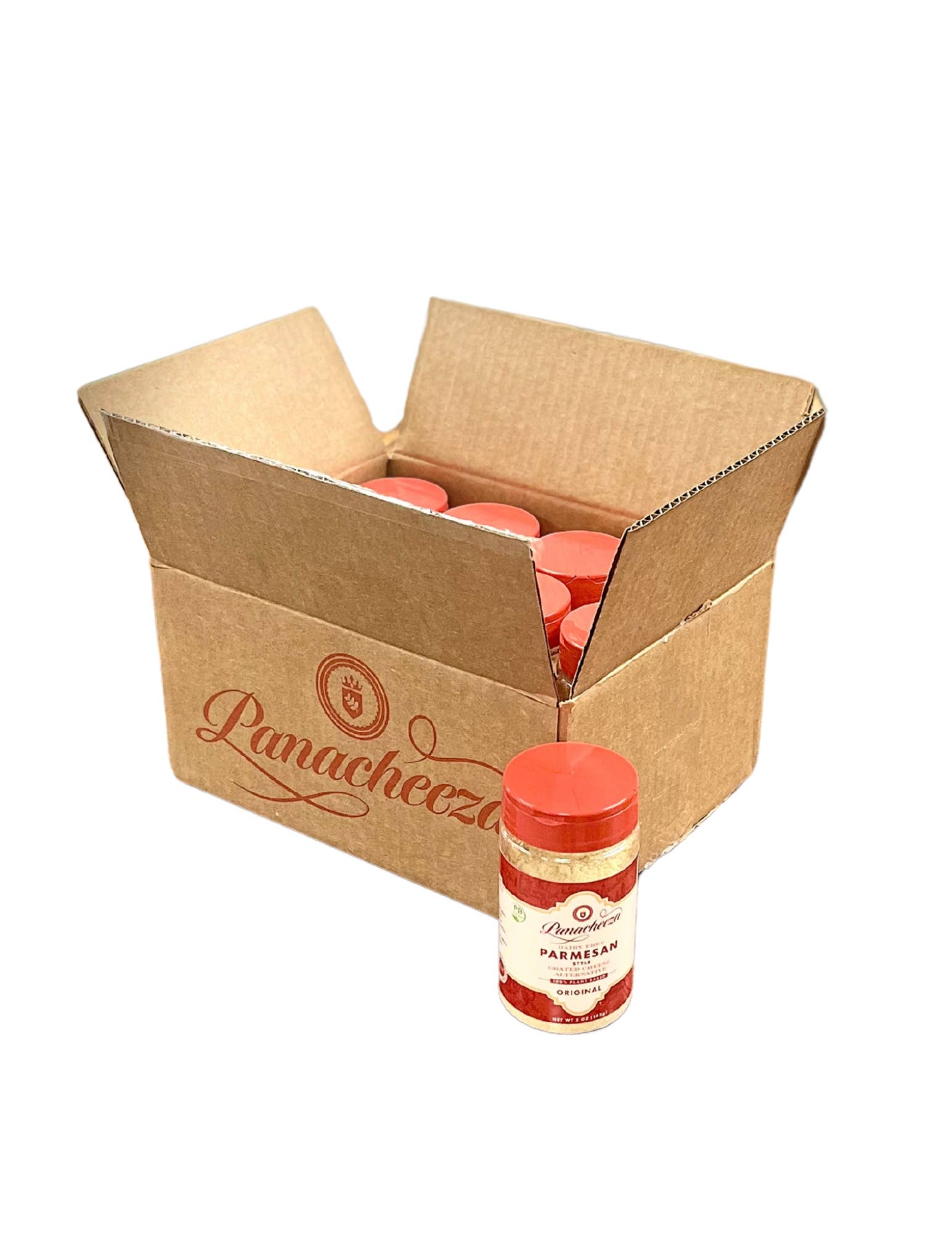 Panacheeza - Wholesale Non-Dairy Milk - Panacheeza Original Plant-Based Parmesan-Style Cheese 1