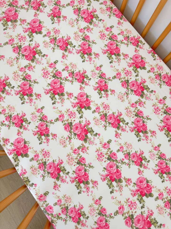 Stretch Crib Sheet, Country Daydream for wholesale by SpearmintLOVE