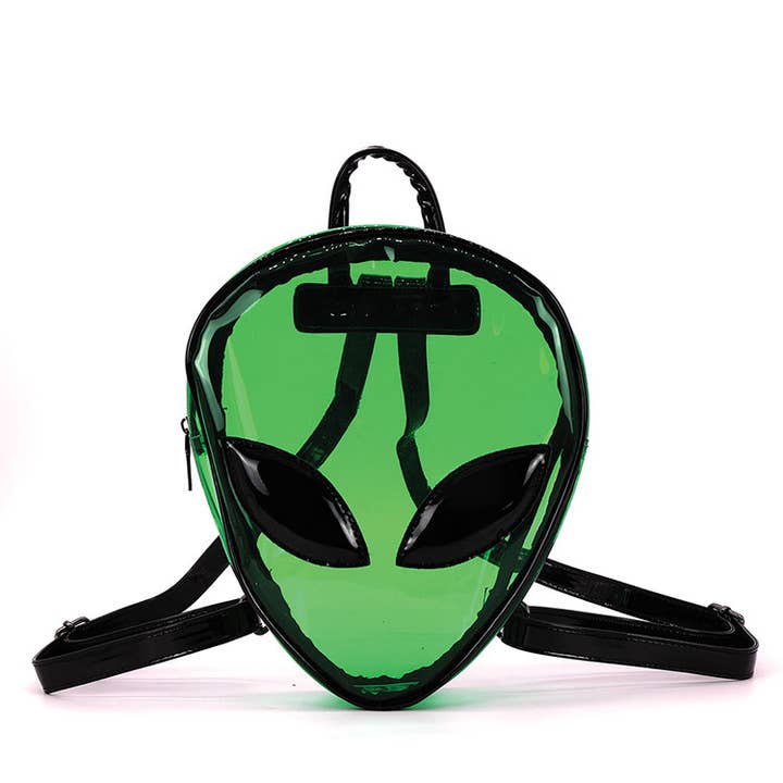 COMECO INC - Wholesale Backpack - Women's - Transparent Alien Head Backpack