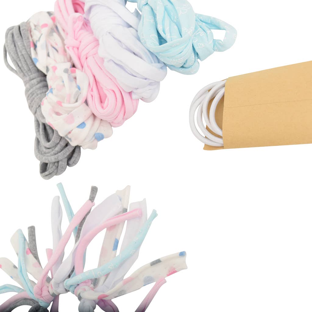 Shreds + rerope - Vente Kit de bricolage - Eco Kit Chouchou DIY - 5 Chouchous à pompons14