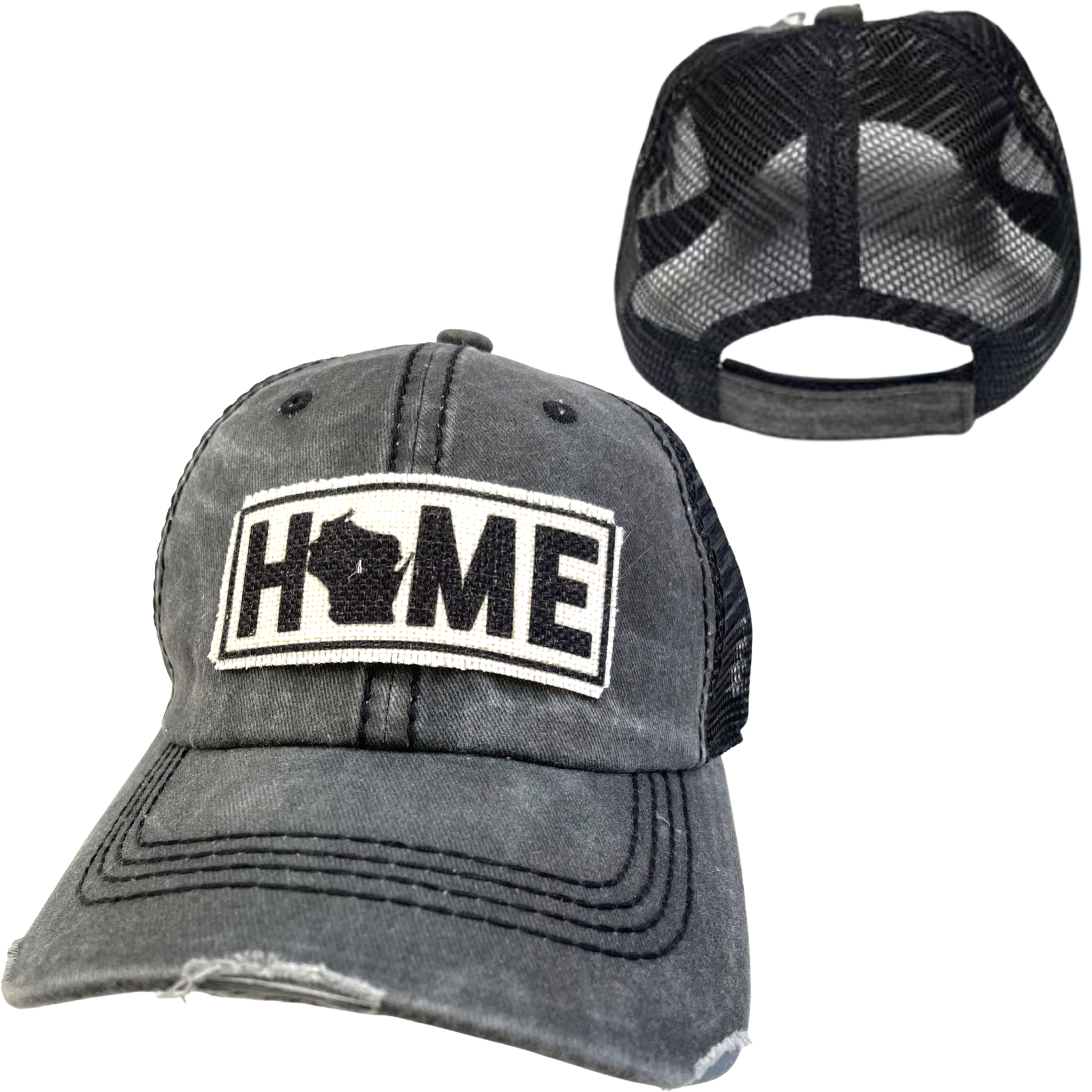 dkhandmade - Wholesale Trucker Hat - Unisex - WISCONSIN HOME HATS0