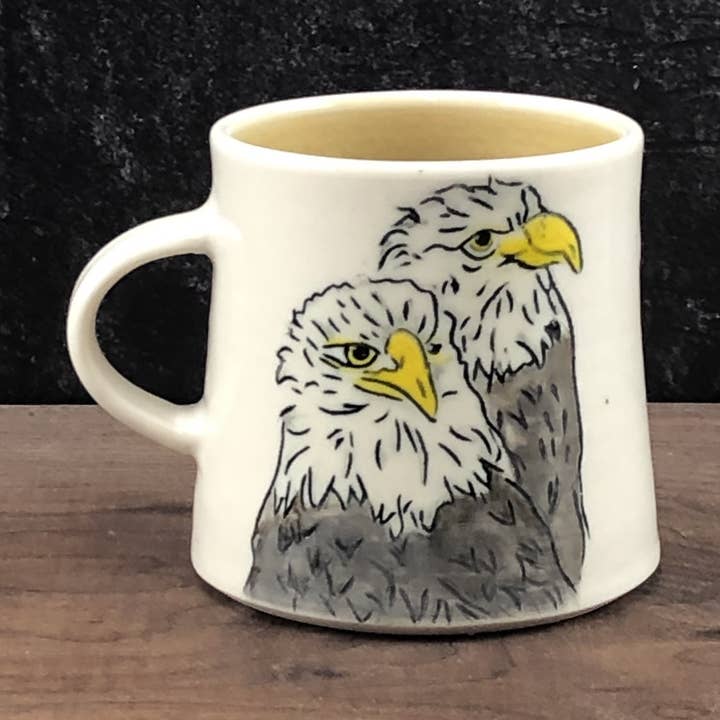 Eagle Mug for wholesale by Lucy Nilan Studios