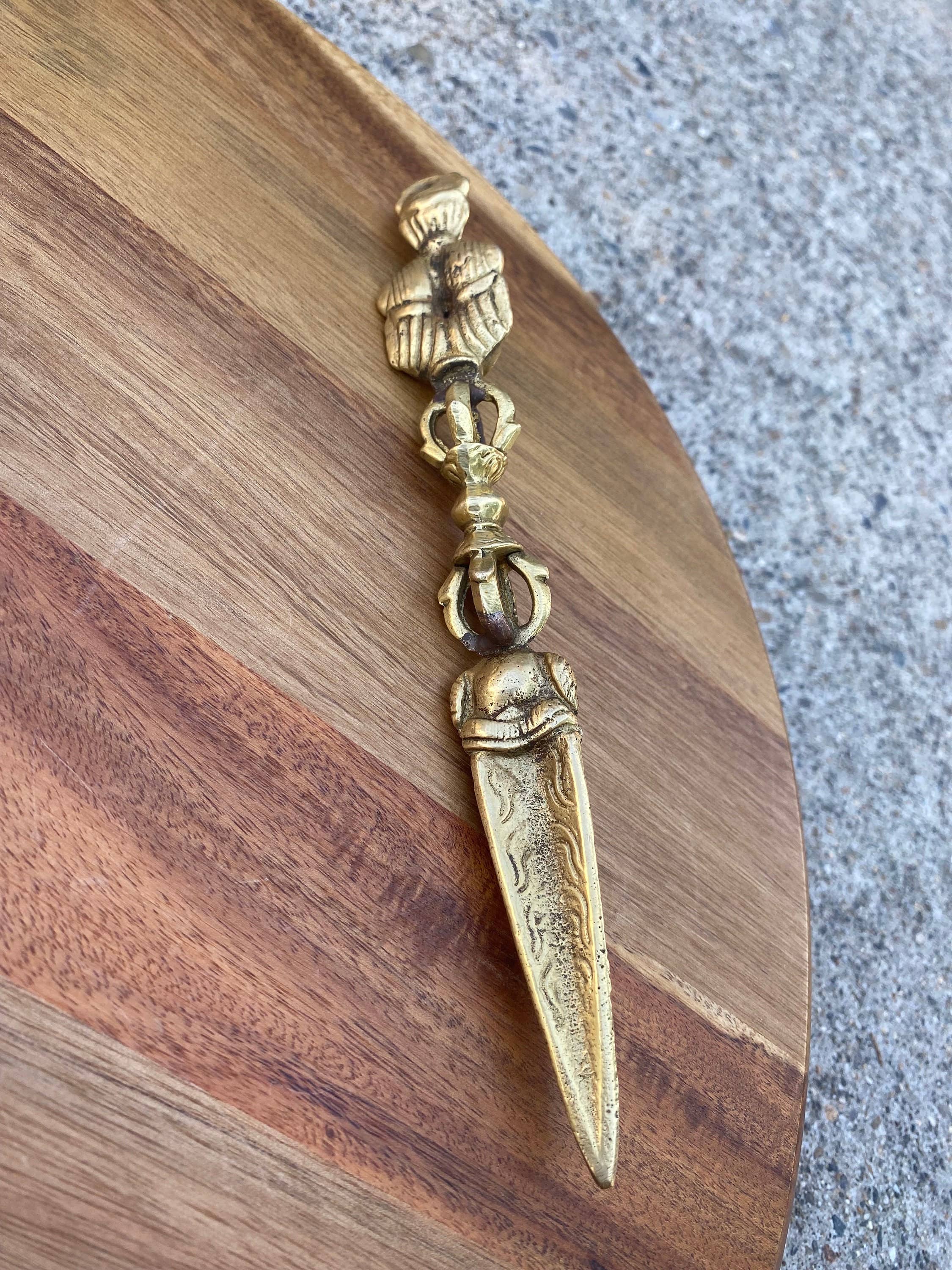 Like International - Wholesale Meditation Supplies - Tibetan Phurba Dorje Kila Ritual Dagger Handcarved Nepal4