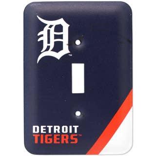 Detroit Tigers Metal Switch Plate for wholesale by Open Road Brands, LLC