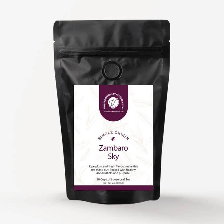 Zambaro Sky Loose Leaf Tea for wholesale by Voyager Beverages