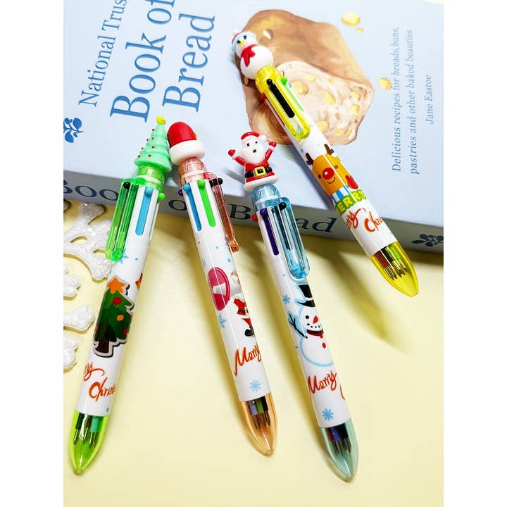 Christmas Multi Color Ball Point Pen for wholesale on Faire2