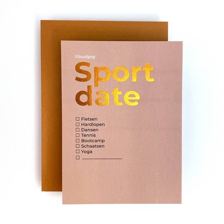 Happy Invites – Sport date for wholesale by Happy Whatever