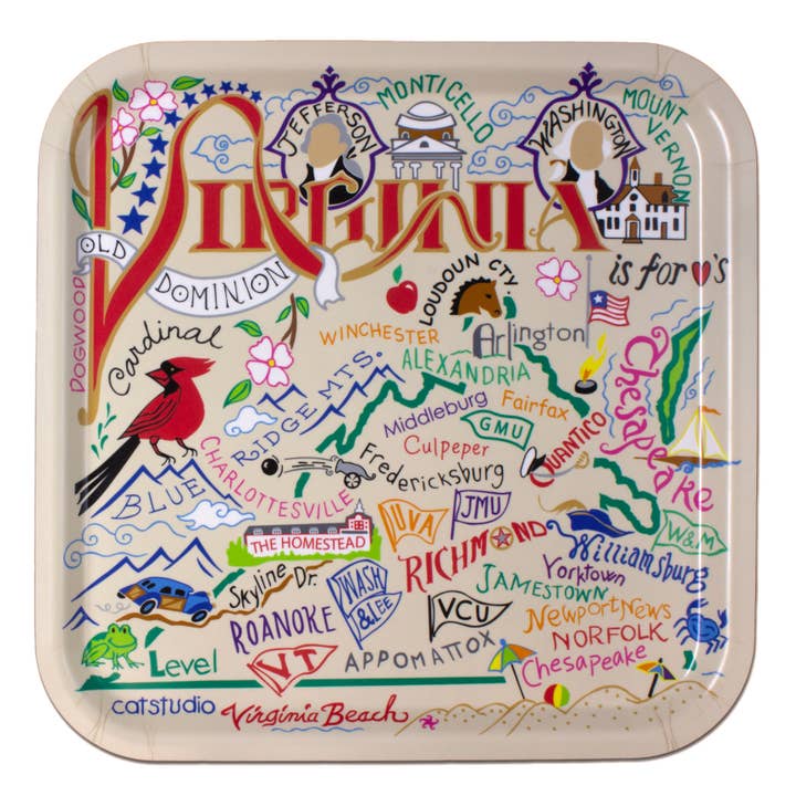 Virginia Birchwood Tray for wholesale by catstudio