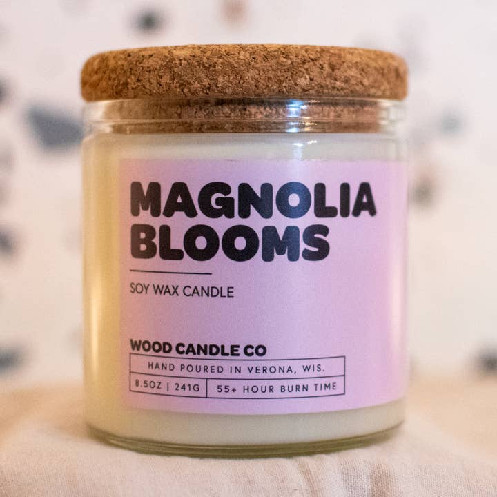 Magnolia Blooms for wholesale by Wood Candle Co