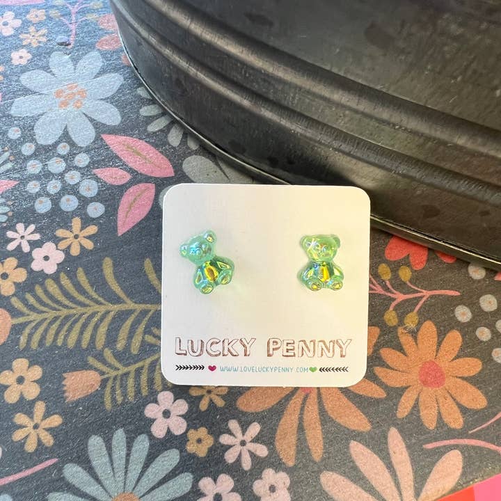 Lucky Penny - Wholesale Stud/Post Earrings - Gummy Bear Earring - Assorted2