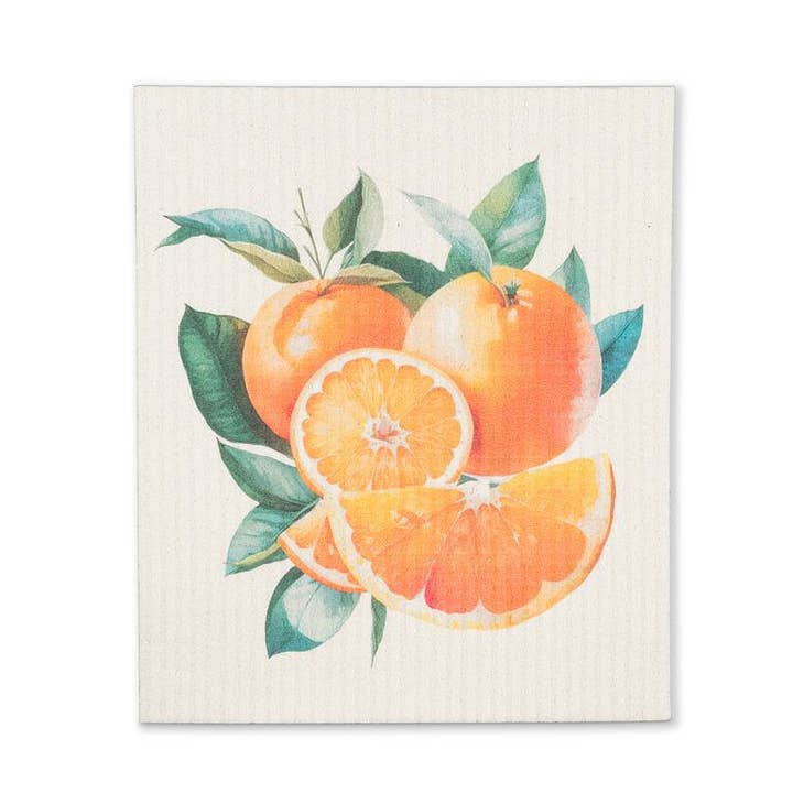 Orange Dishcloth-6.75x7.5"L for wholesale by Abbott