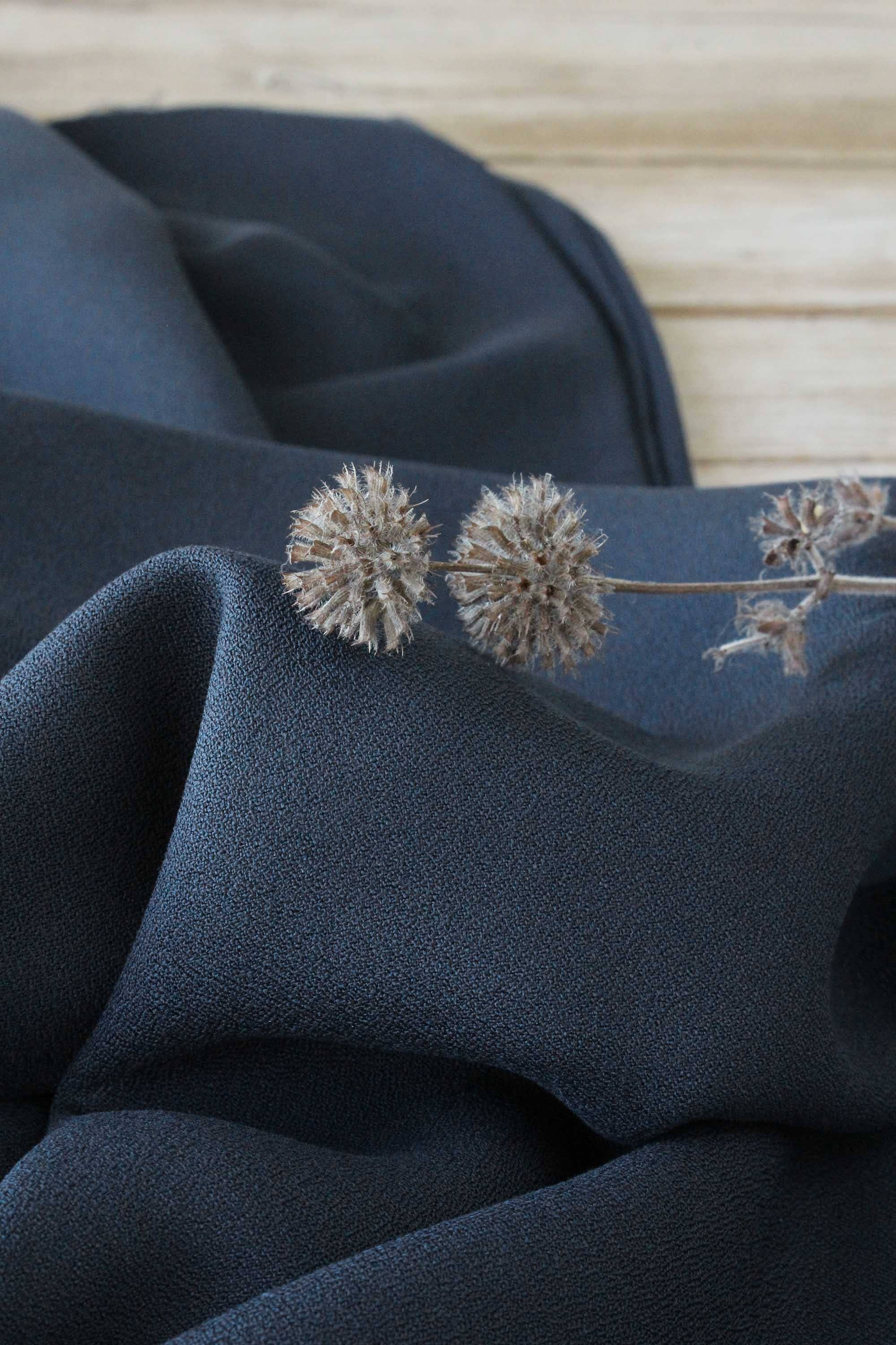 Eglantine et Zoé - Wholesale Fabric - Viscose Crepe Ink Fabric