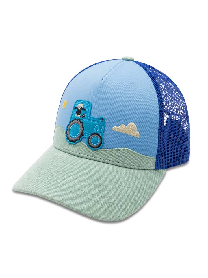 koaa – Fåret Shaun “Traktor“ – Trucker Cap blå/grøn for engroshandel hos koaa