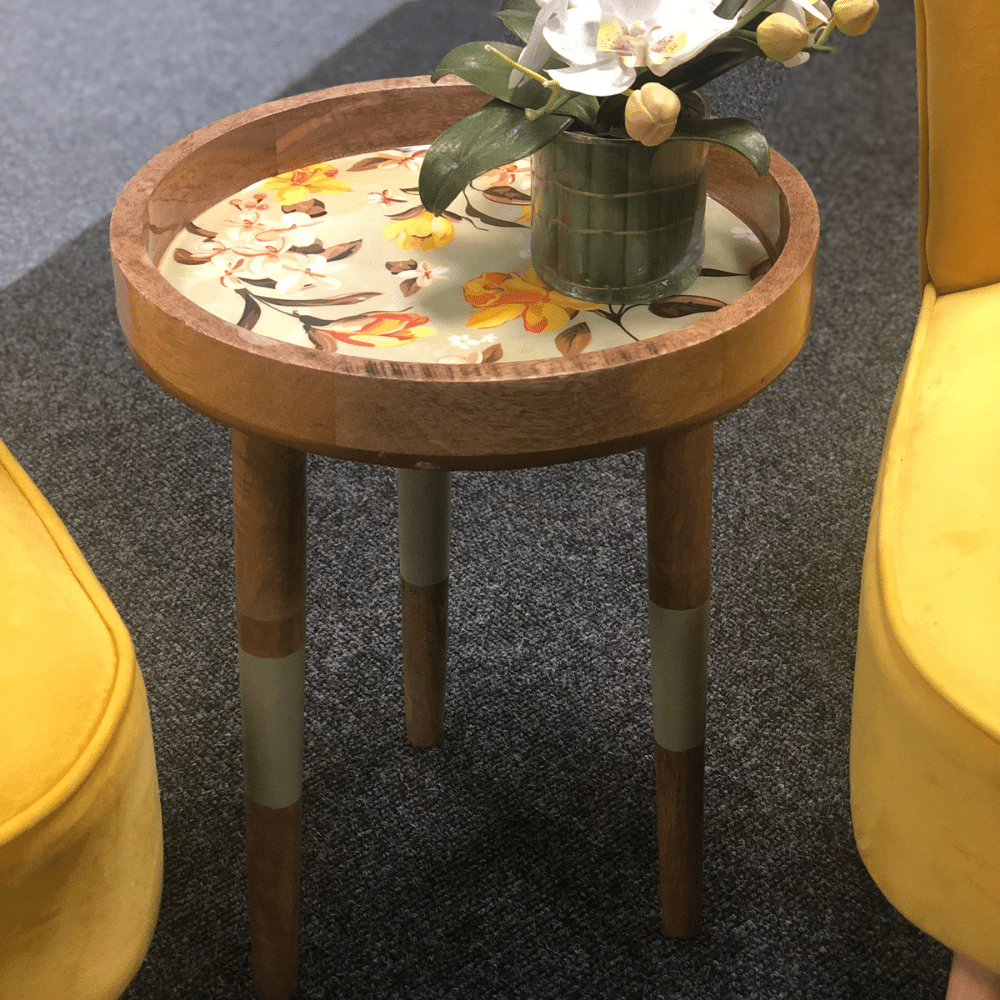 Hartsmede - Wholesale Side Table - Handmade Side Table Removable Legs Hummingbird Tray Table20