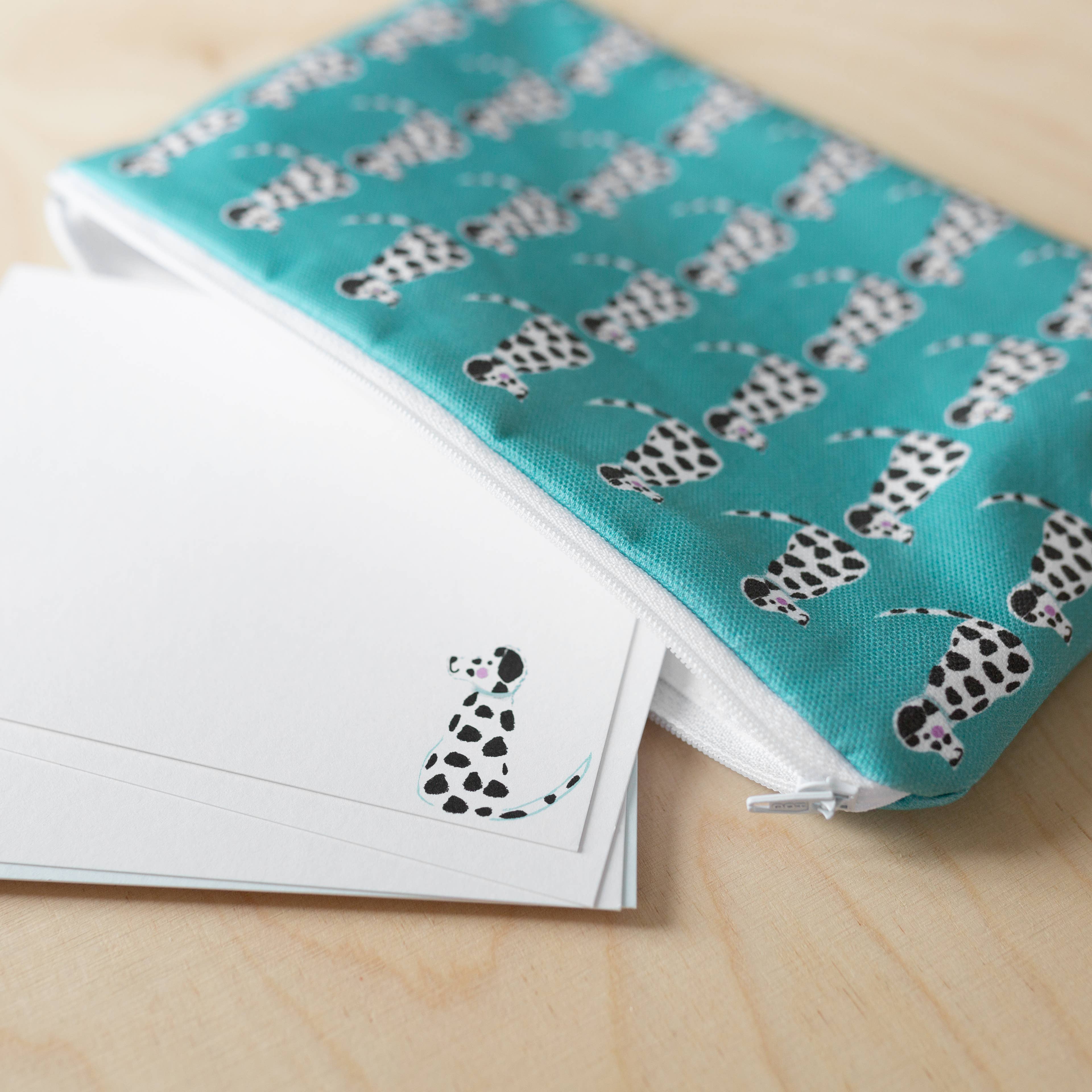 Ta doodle dah Stationery – wholesale Stationery/notecard set – 10 Dalmatian Notecards, Stationery Set Kids, Dalmatian Set1