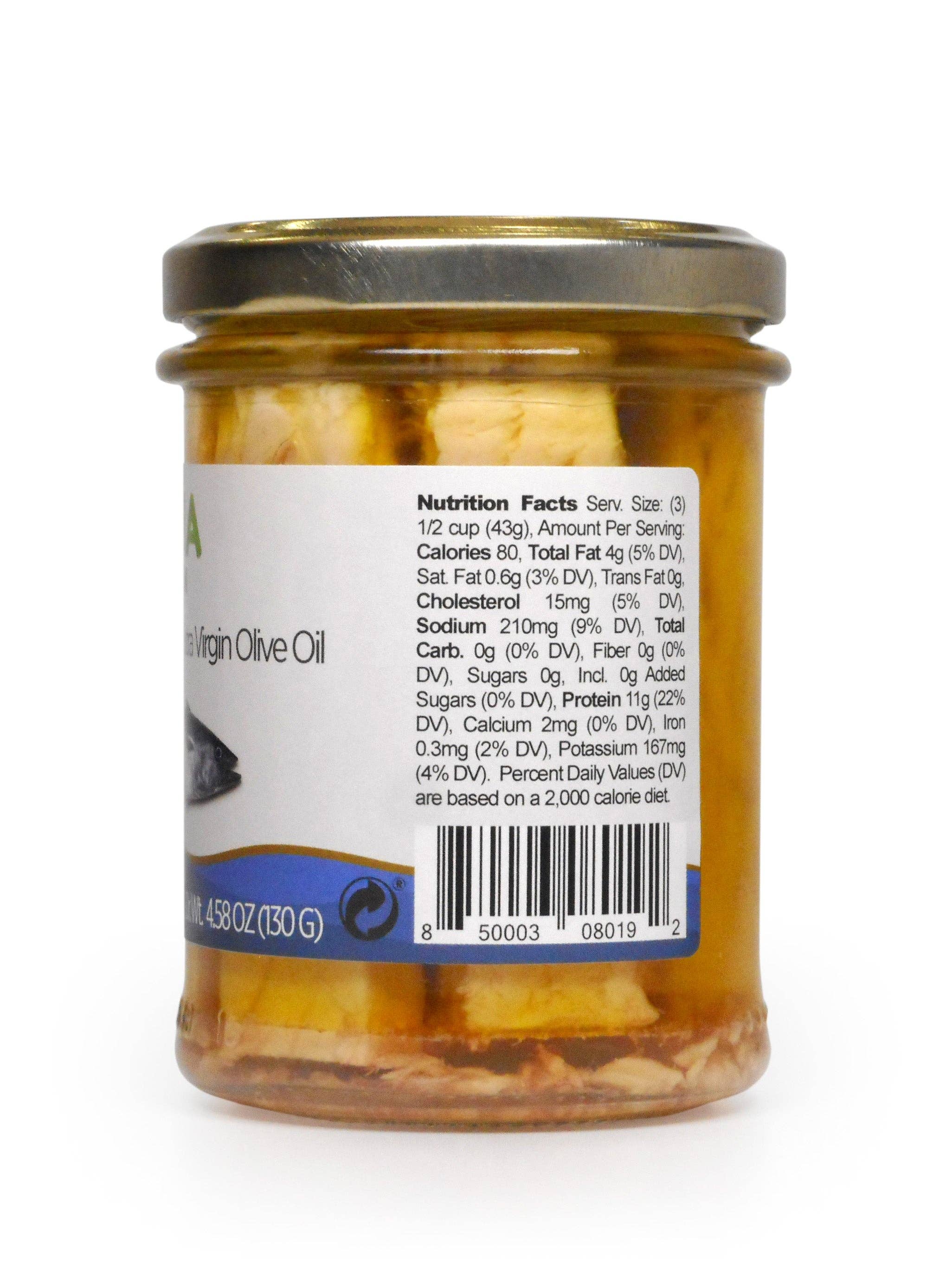 Khayyan Specialty Foods - Wholesale Tinned Fish - White Tuna in Organic Extra Virgin Olive Oil 12/200gr - ZONA5