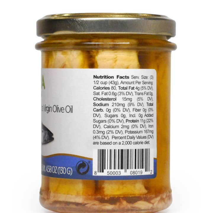 Khayyan Specialty Foods - Wholesale Tinned Fish - White Tuna in Organic Extra Virgin Olive Oil 12/200gr - ZONA5