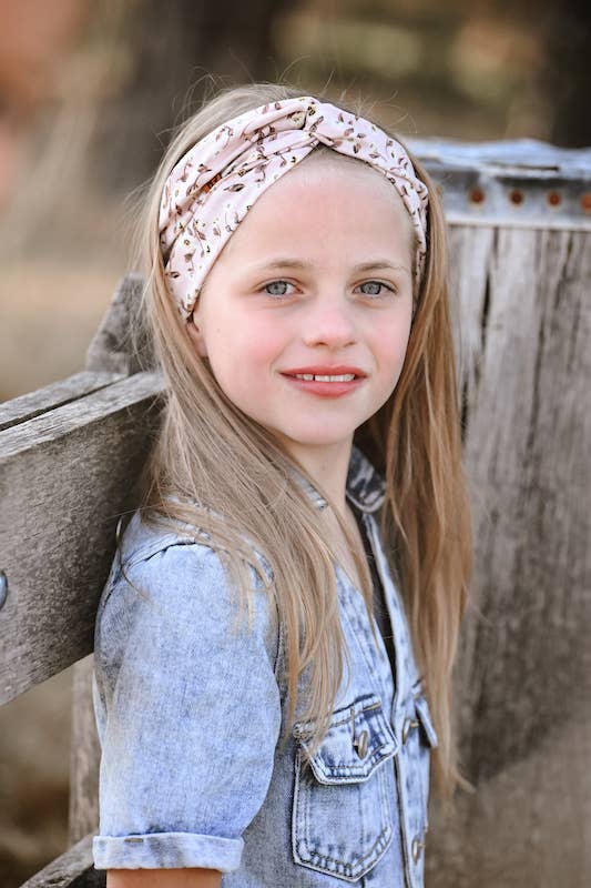 Hairjewelz by Elle - Wholesale Fashion Headband - Women's - Bandeau Normal "Rose Flower"4