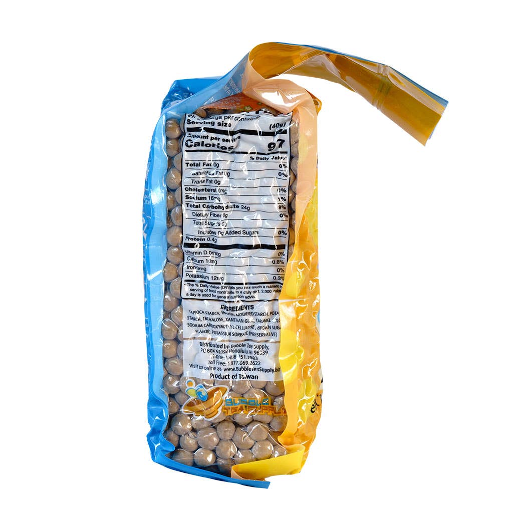 Bubble Tea Supply - Vente Préparation pour boisson - Perle de tapioca noire pour thé à bulles (2,2 lb)3