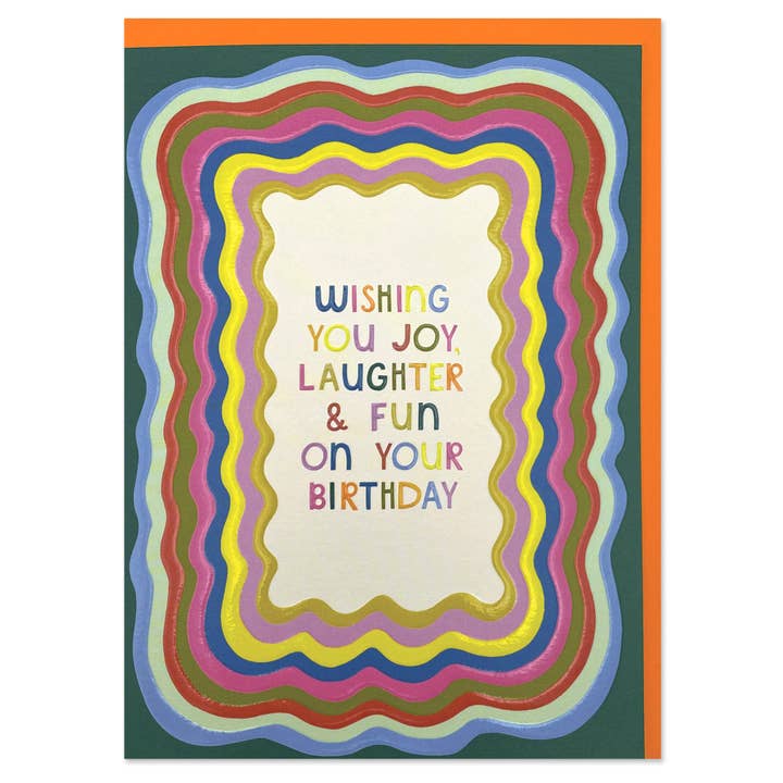 Ik wens je vreugde, lach en plezier op je verjaardag (HPS07) voor wholesale door Raspberry Blossom