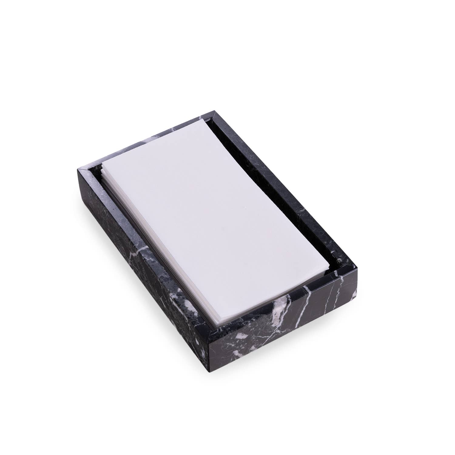 BeyBerk International - Wholesale Decorative Tray - Ezra Genuine Marble Guest Towel Tray5