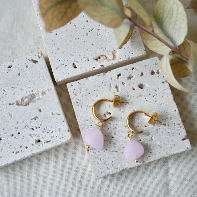 Aether & Nox – wholesale Huggie earrings – Terra Stud Huggie Pebbles0