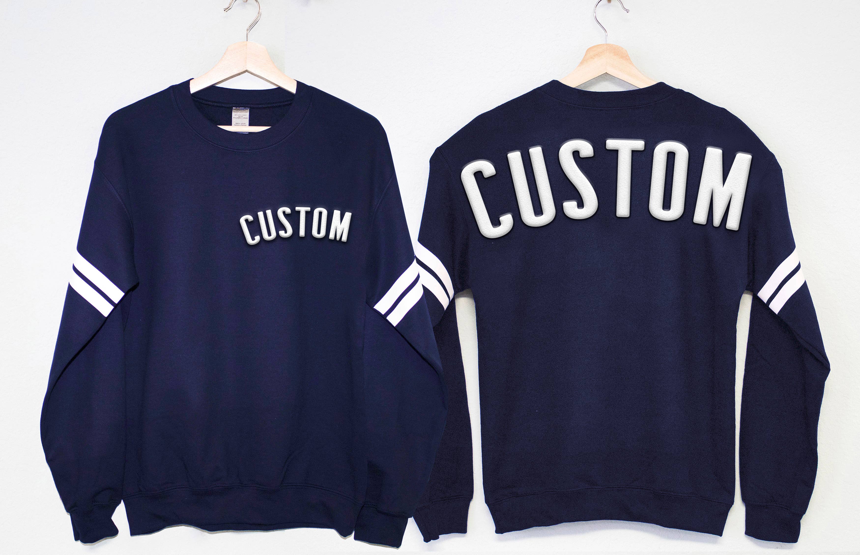 Nobullwoman Apparel - Wholesale Graphic Sweatshirt - Women's - UNISEX CUSTOM Small Business Embossed Puff Print Sweatshirt3